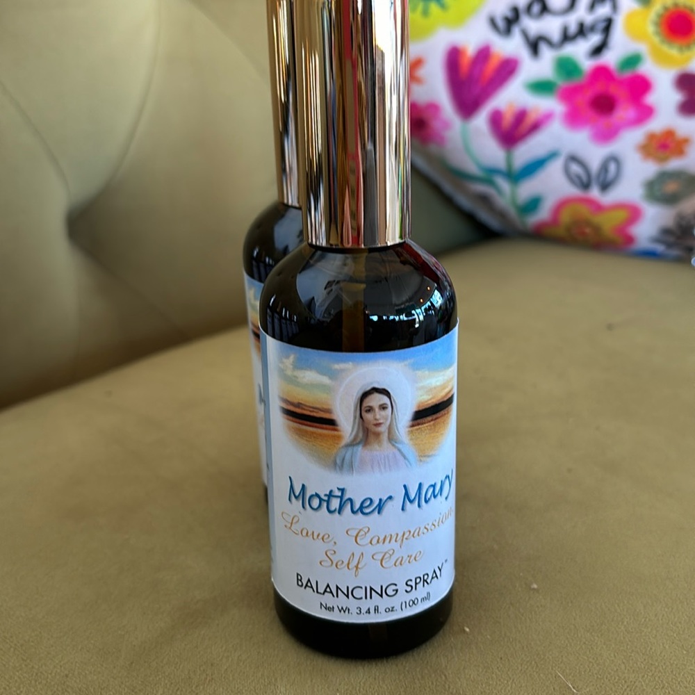 Mother Mary energy healing flower essence mist